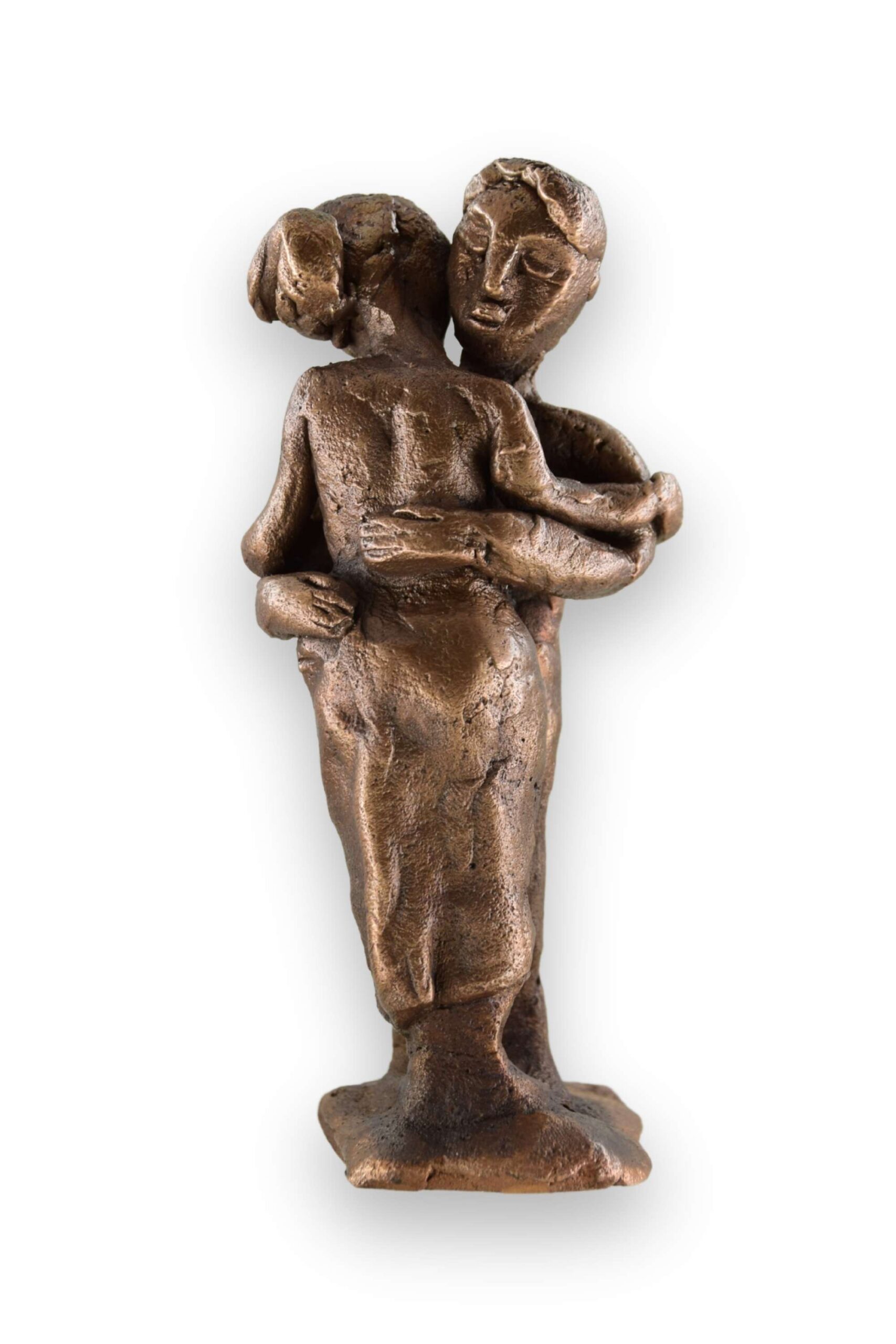 Skulpturen. Bronzeskulptur. Tanzendes Paar.